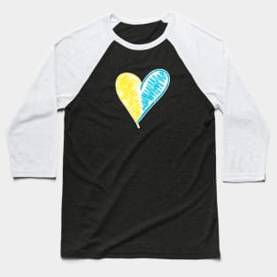 Heart Ukraine Baseball T-Shirt